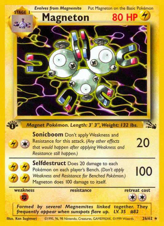 Magneton (026/62) Reverse Holo card image