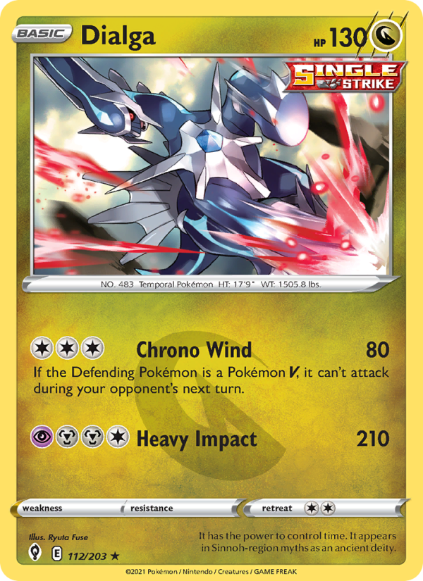 Dialga (112/203) Reverse Holo card image