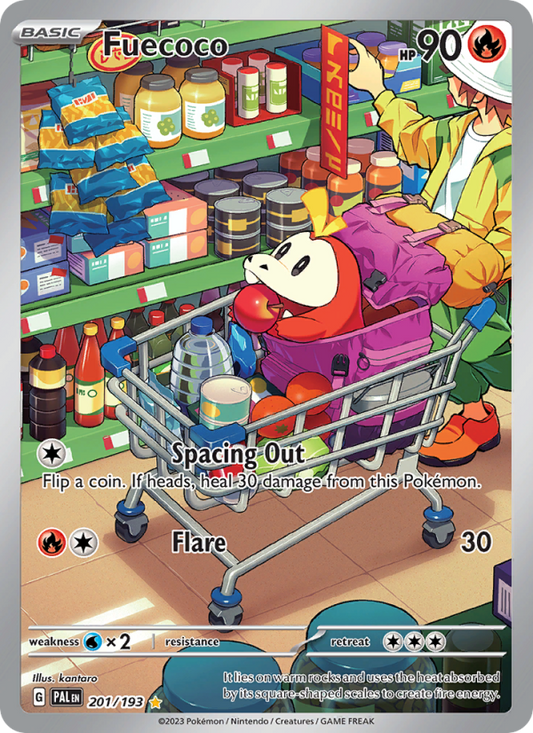 Fuecoco (201/193) Holographic card image