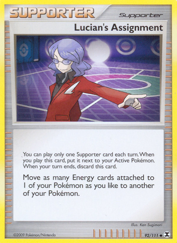 Lucian's Assignment (092/111) Reverse Holo card image