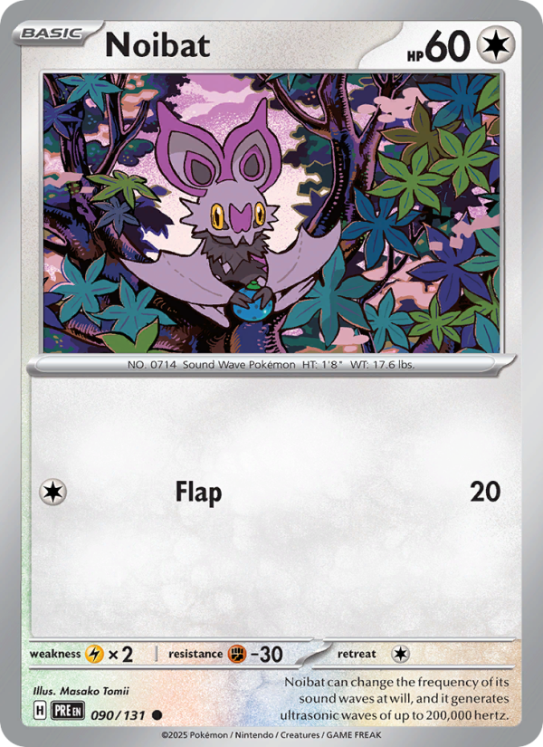 Noibat (090/131) Reverse Holo card image