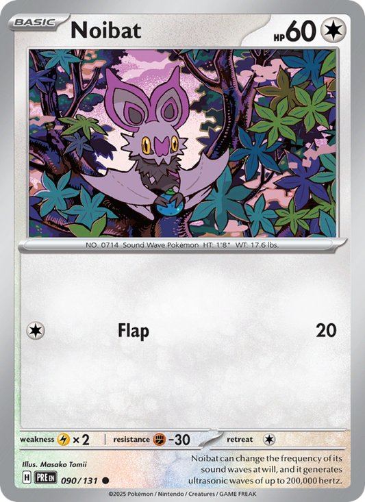 Noibat (090/131) Reverse Holo card image