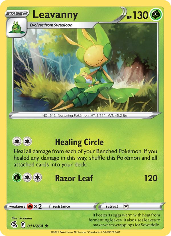 Leavanny (011/264) Reverse Holo card image