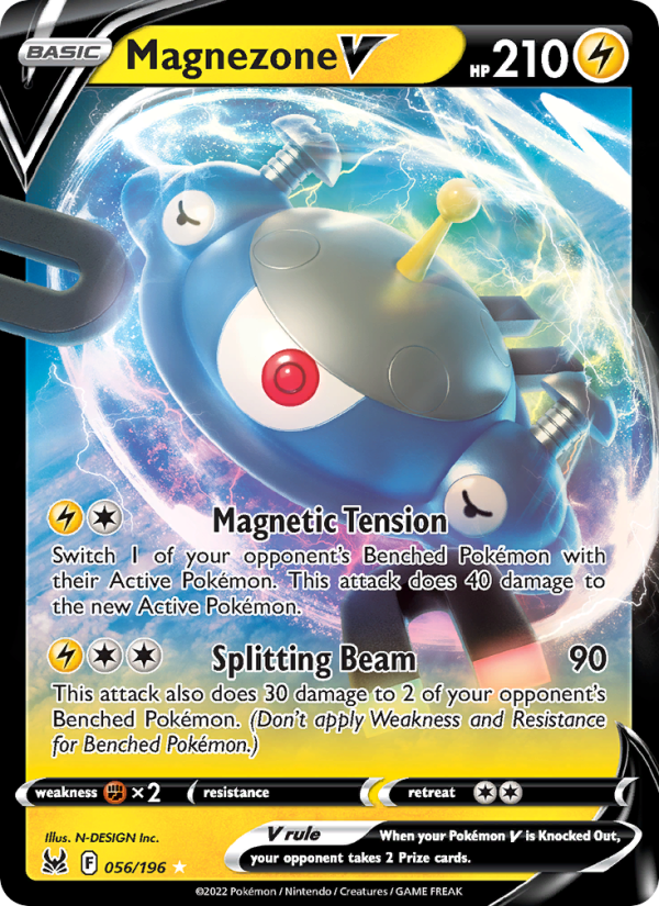 Magnezone V (056/196) Holographic card image