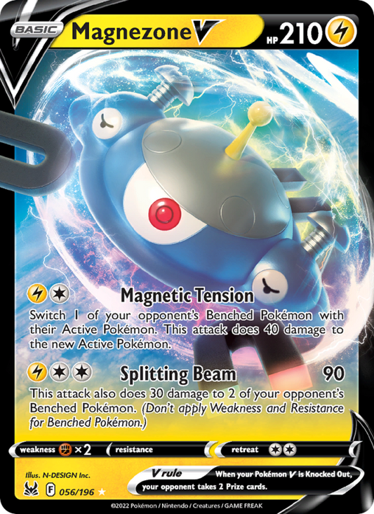 Magnezone V (056/196) Holographic card image
