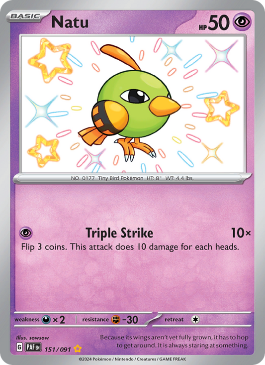 Natu (151/91) Holographic card image