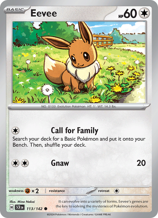 Eevee (113/142) Reverse Holo card image