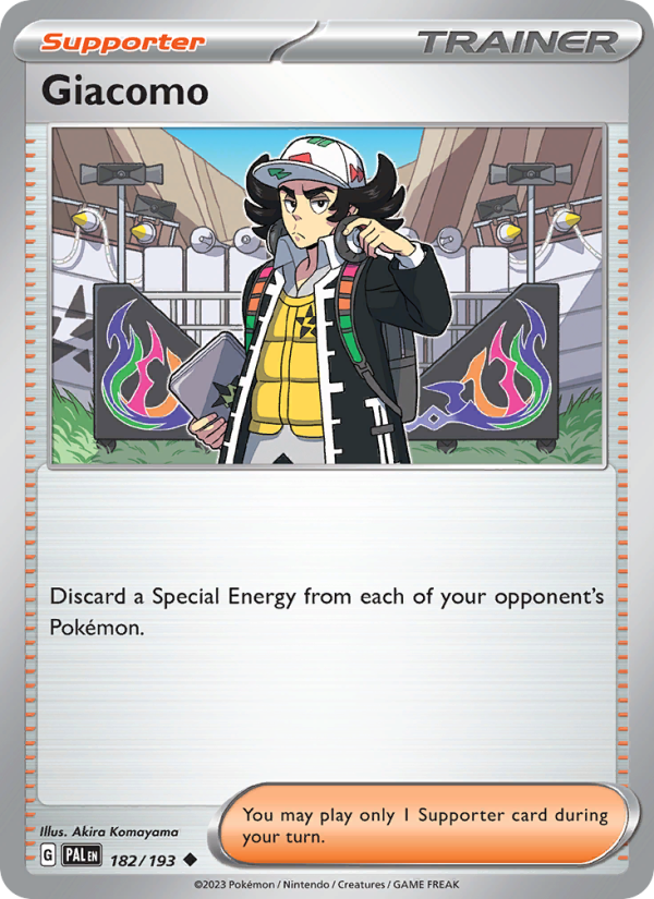 Giacomo (182/193) Reverse Holo card image