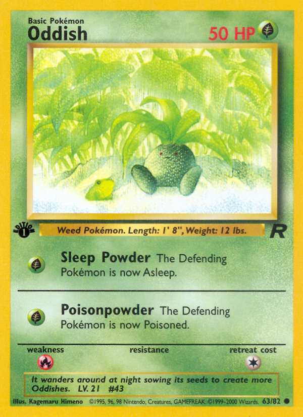 Oddish (063/82) Reverse Holo card image