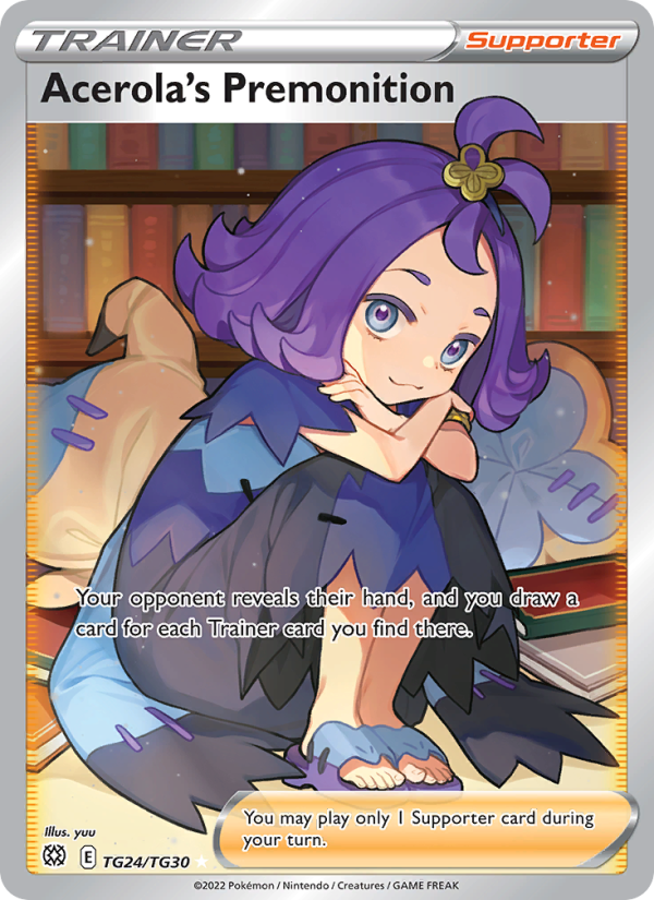 Acerola's Premonition (TG24/172) Holographic card image