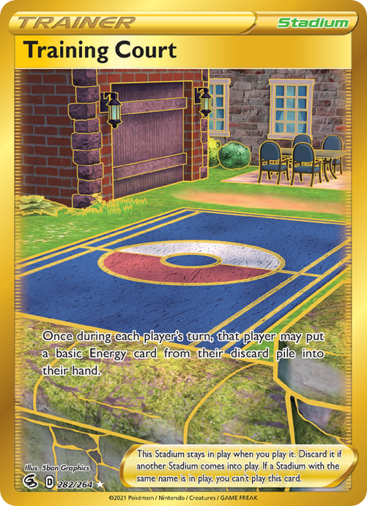 Training Court (282/264) Reverse Holo card image