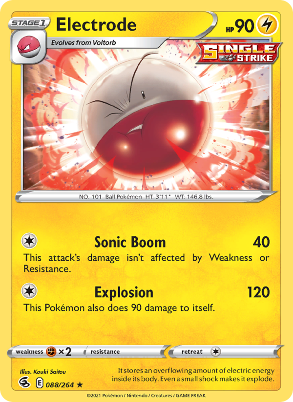 Electrode (088/264) Reverse Holo card image