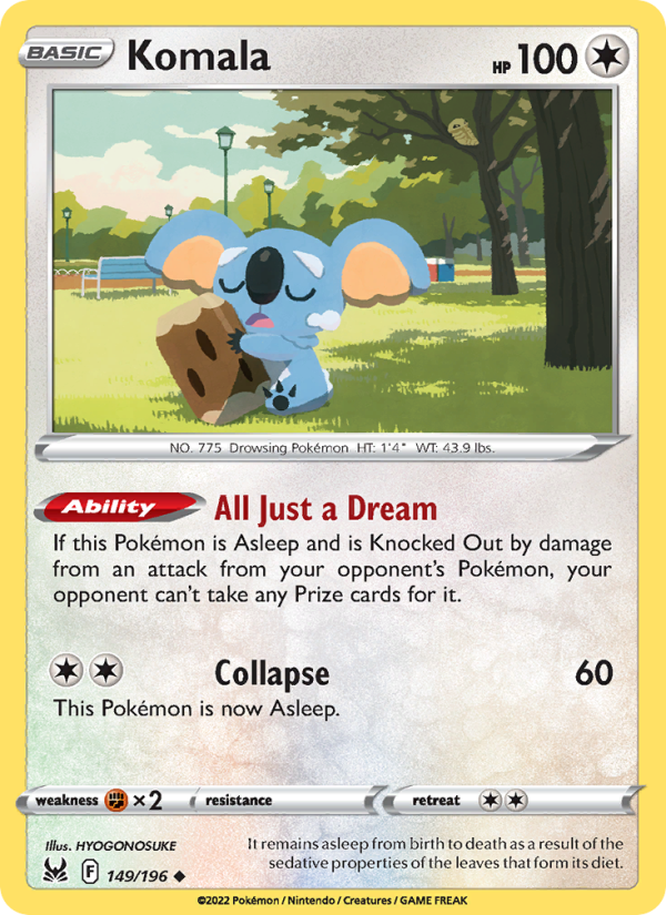 Komala (149/196) Reverse Holo card image