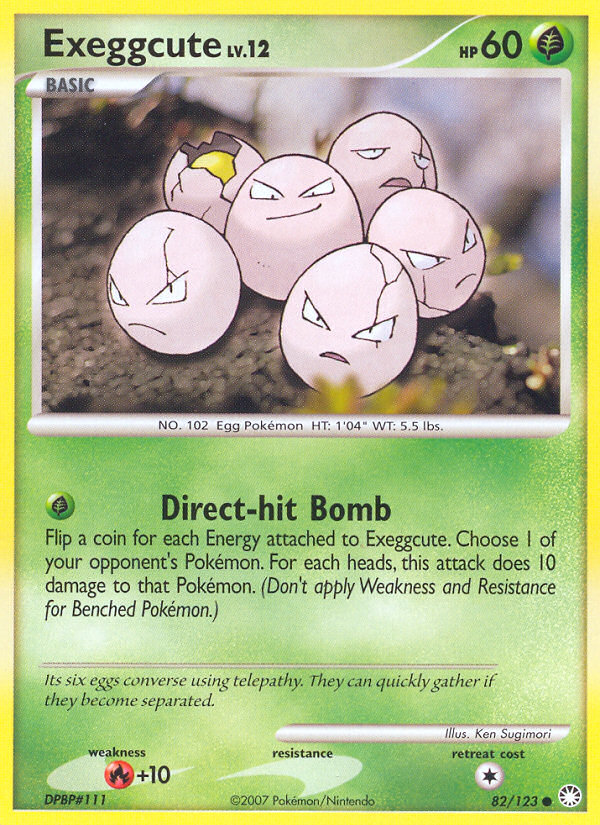 Exeggcute (082/122) Reverse Holo card image