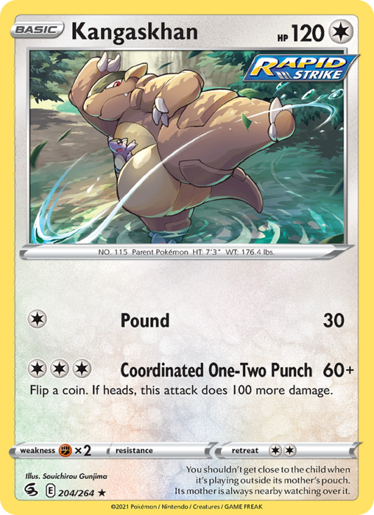 Kangaskhan (204/264) Reverse Holo card image