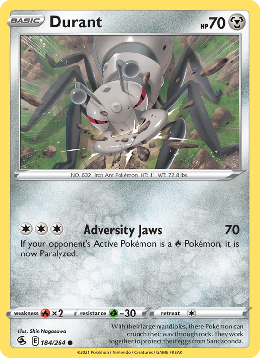 Durant (184/264) Reverse Holo card image