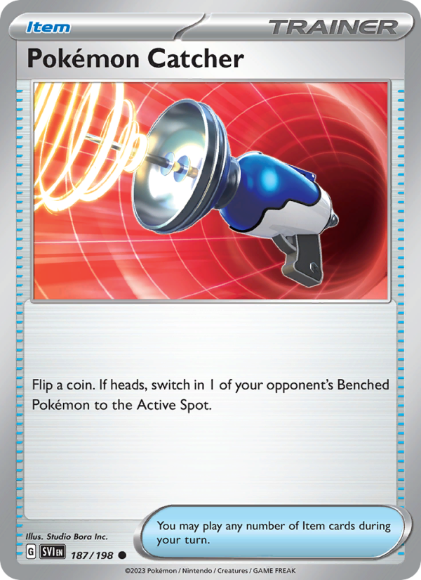 PokÃ©mon Catcher (187/198) Reverse Holo card image