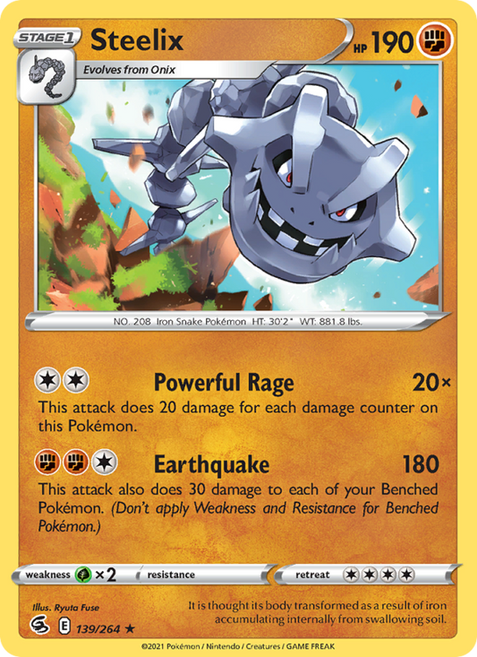 Steelix (139/264) Reverse Holo card image