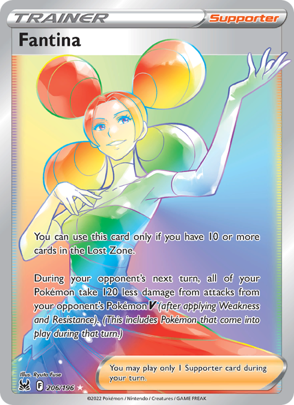 Fantina (206/196) Holographic card image