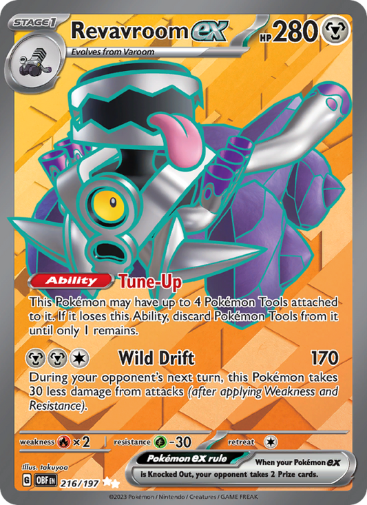 Revavroom ex (216/197) Holographic card image