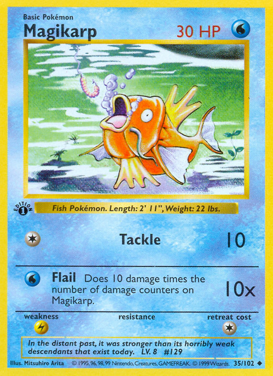 Magikarp (035/102) Reverse Holo card image
