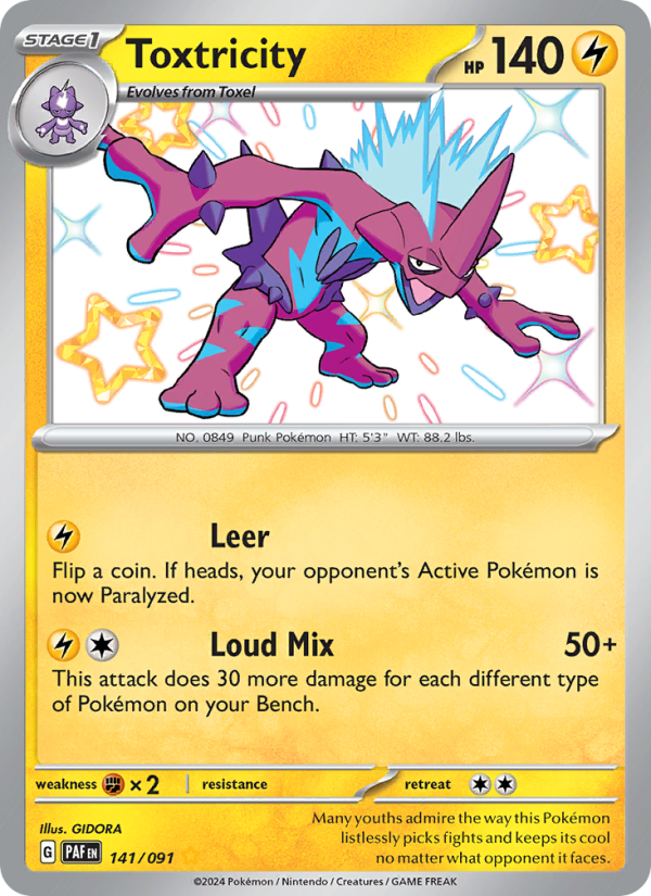 Toxtricity (141/91) Holographic card image