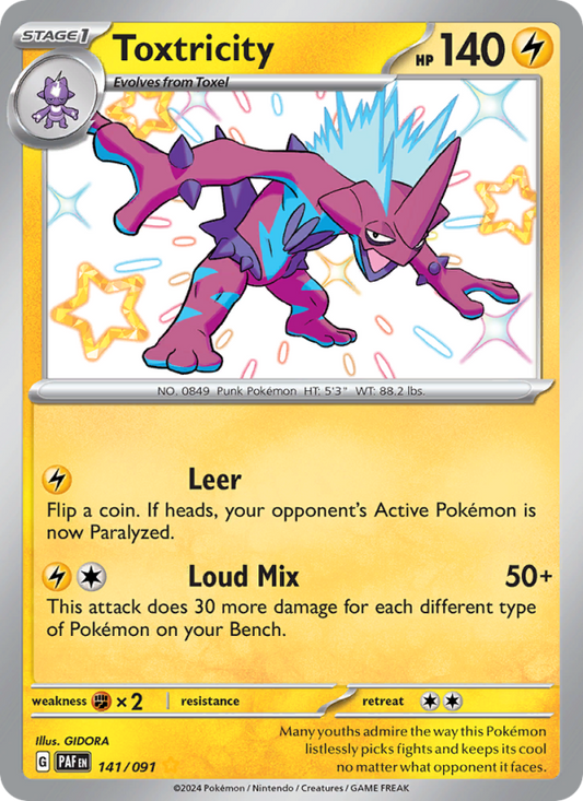 Toxtricity (141/91) Holographic card image