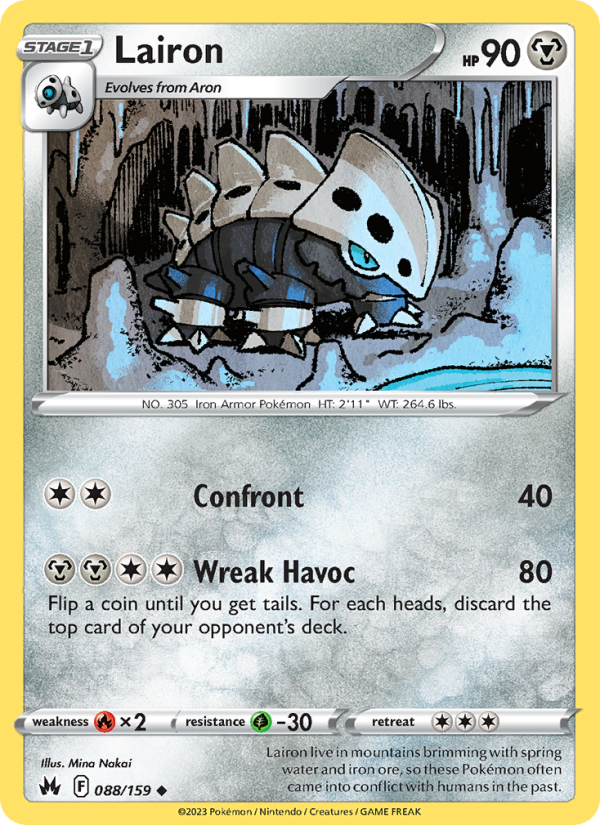 Lairon (088/159) Reverse Holo card image