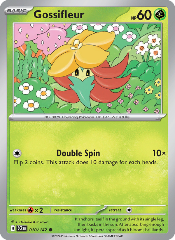 Gossifleur (010/142) Reverse Holo card image
