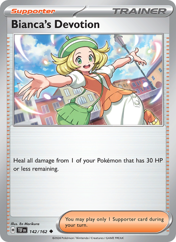 Bianca's Devotion (142/162) Reverse Holo card image