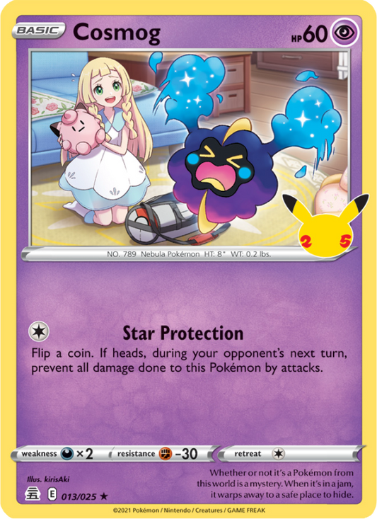 Cosmog (013/25) Holographic card image