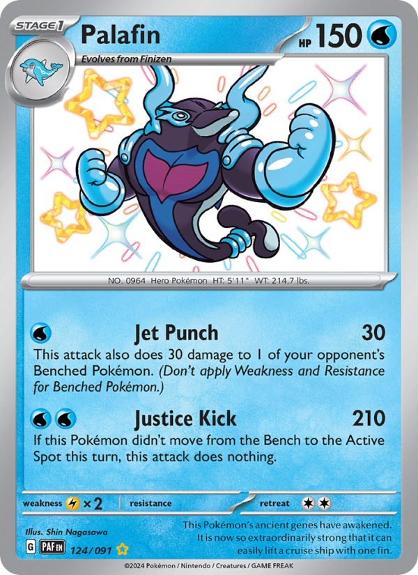 Palafin (124/91) Holographic card image