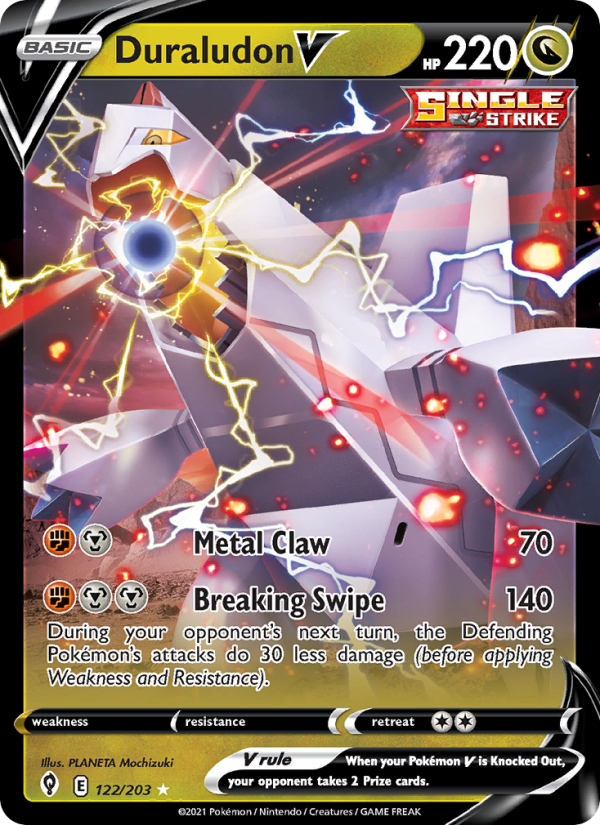 Duraludon V (122/203) Holographic card image