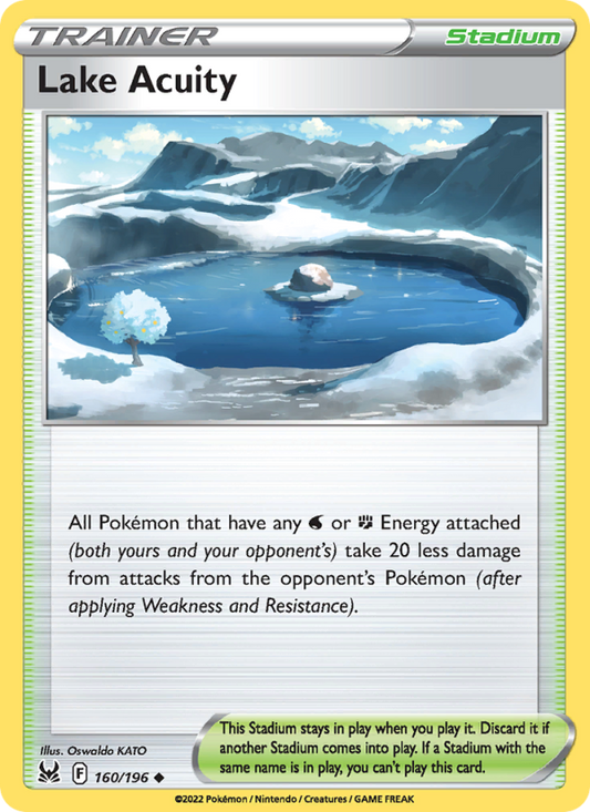Lake Acuity (160/196) Reverse Holo card image