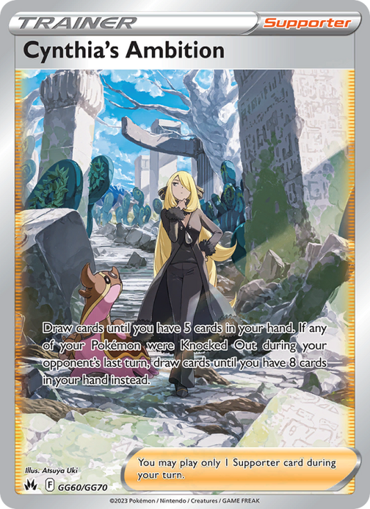 Cynthia's Ambition (GG60/159) Holographic card image
