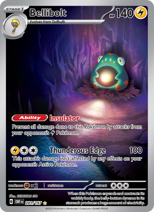 Bellibolt (201/197) Holographic card image