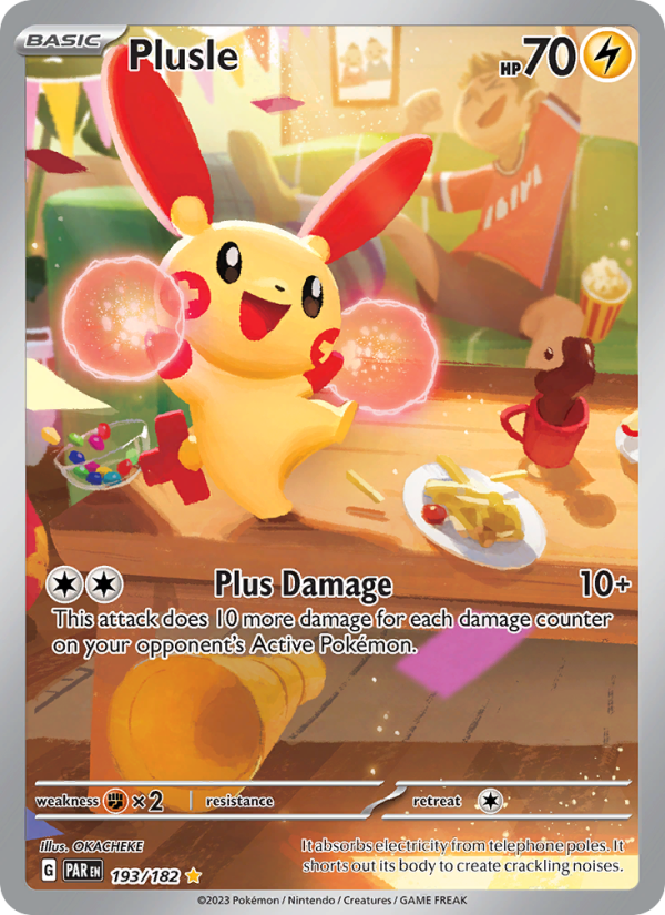 Plusle (193/182) Holographic card image