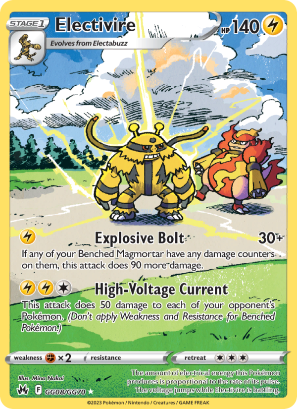 Electivire (GG08/159) Holographic card image