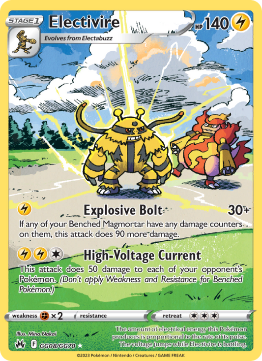 Electivire (GG08/159) Holographic card image