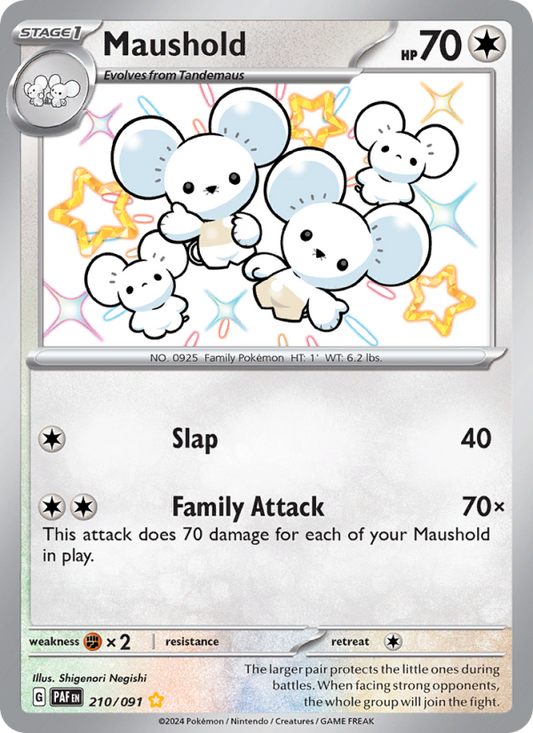Maushold (210/91) Holographic card image