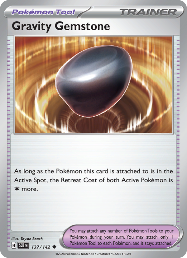 Gravity Gemstone (137/142) Reverse Holo card image
