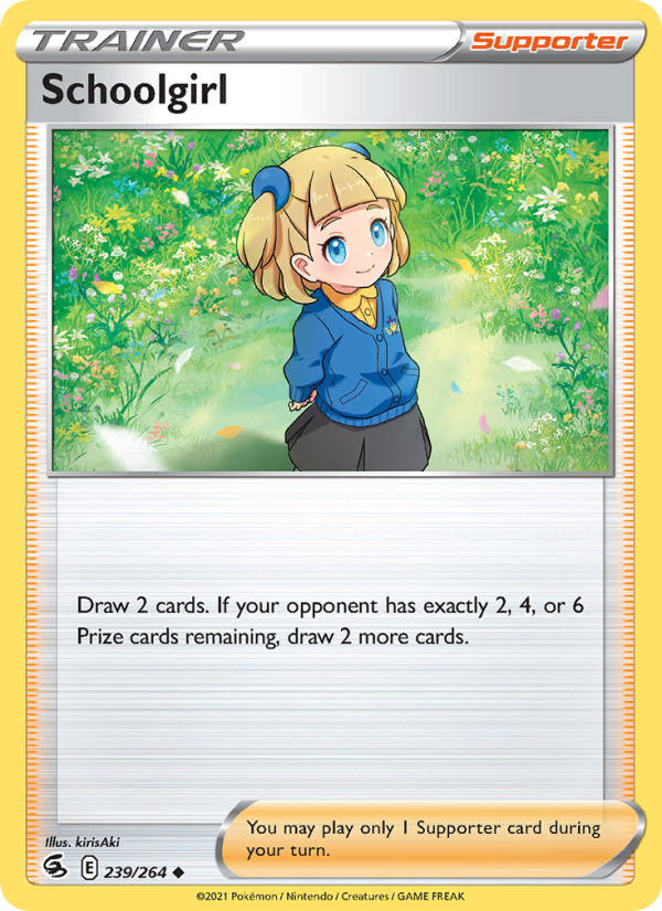 Schoolgirl (239/264) Reverse Holo card image