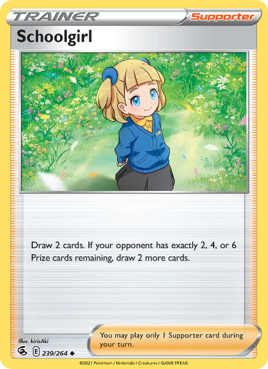Schoolgirl (239/264) Reverse Holo card image
