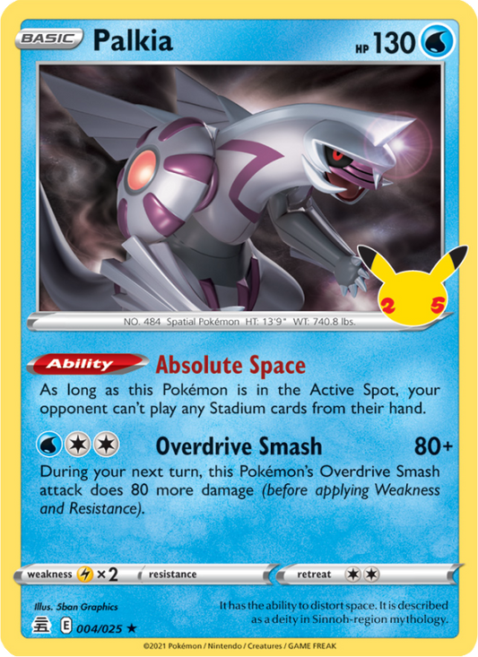 Palkia (004/25) Holographic card image