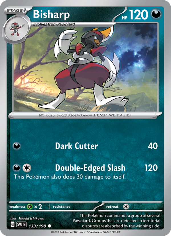 Bisharp (133/198) Reverse Holo card image