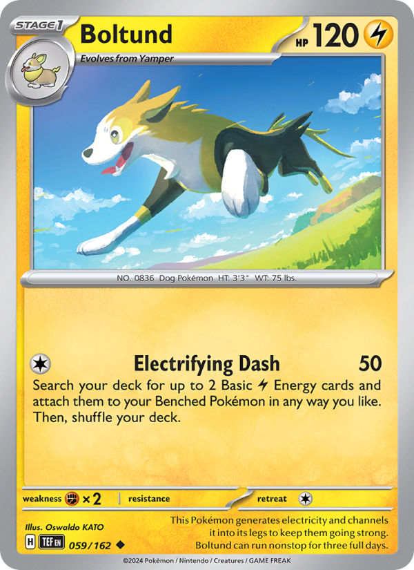 Boltund (059/162) Reverse Holo card image
