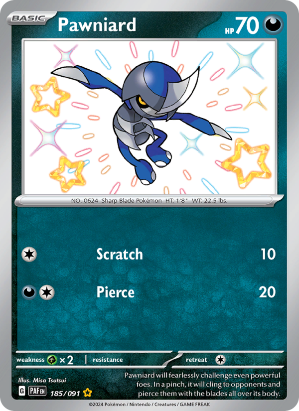 Pawniard (185/91) Holographic card image