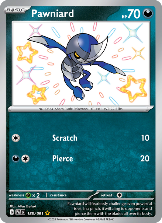Pawniard (185/91) Holographic card image