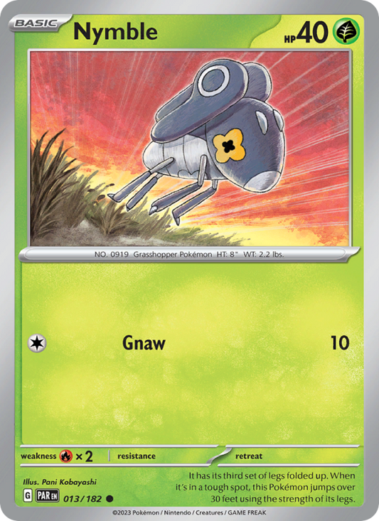 Nymble (013/182) Reverse Holo card image