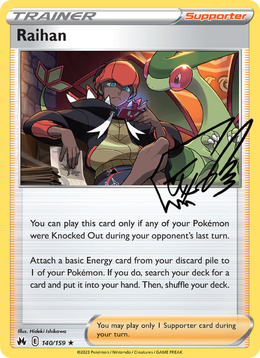 Raihan (140/159) Reverse Holo card image